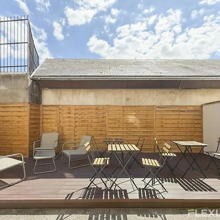 Apartmán Charming 16m In 20 With Shared Terrace Paříž