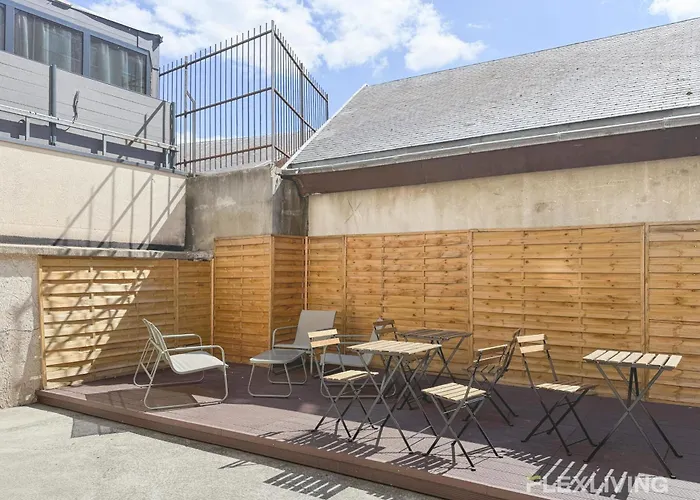 Charming 16m In 20 With Shared Terrace París